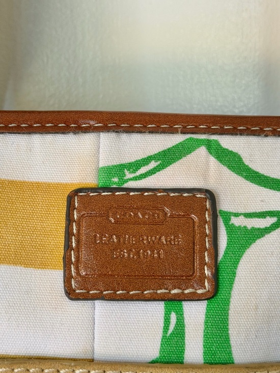 Coach Patchwork Canvas Tote Bag Multicolor - Picture 2 of 9